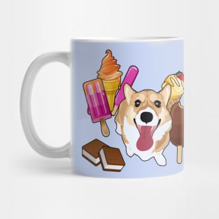 Summer Treats Corgi Mug